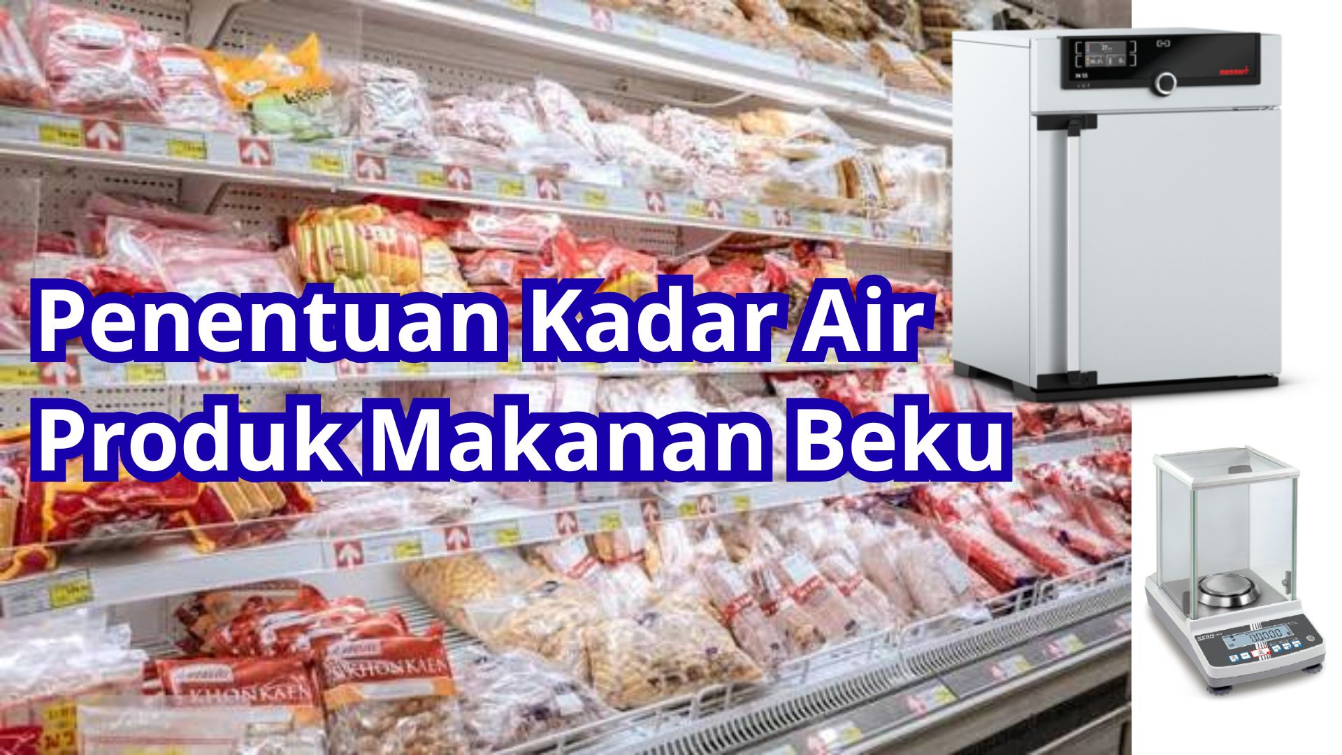 Penentuan Kadar Air Produk Makanan Beku